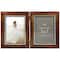 2 Opening Walnut &#x26; Silver Hinged 5&#x22; x 7&#x22; Collage Frame, Expressions&#x2122; by Studio D&#xE9;cor&#xAE;